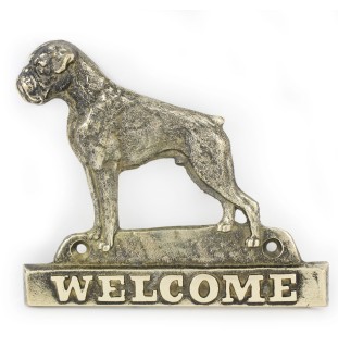 Bokser welcome plakietka Art-Dog